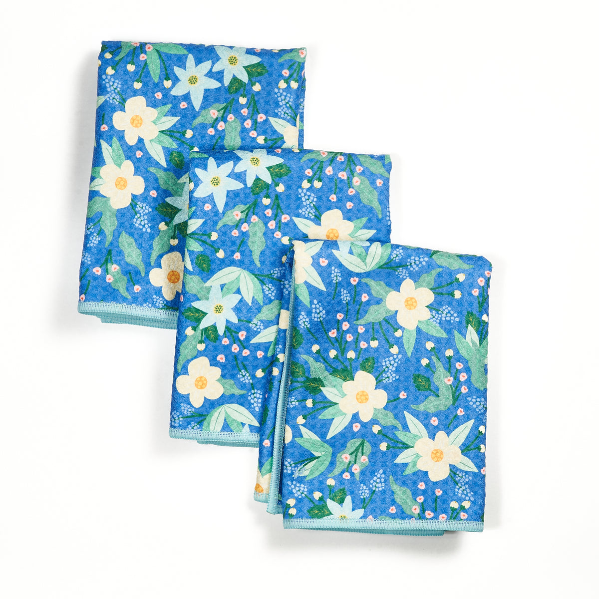Mighty Mini Towel (Set of 3) Reversible - MT Flower Teapot