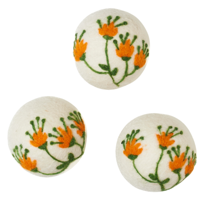 Laundry Wool Dryer Balls - Set of 3 Trollius