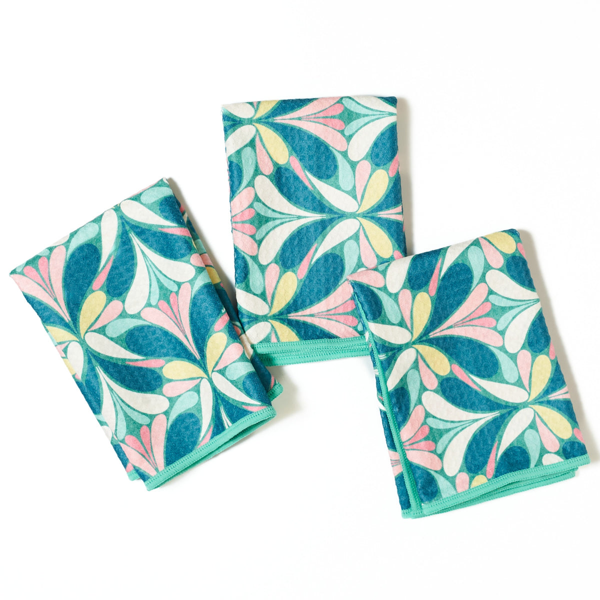 Mighty Mini Towel (Set of 3) Reversible - RJW Neighbors Wreath