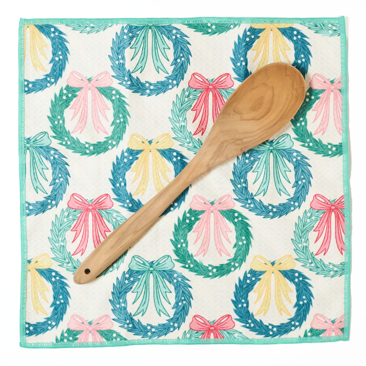 Mighty Mini Towel (Set of 3) Reversible - RJW Neighbors Wreath