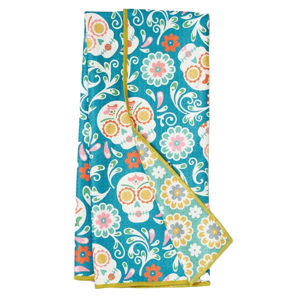 Anywhere Towel Reversible - Heather Jacobs Sugar Skull - Once Again Home Co.