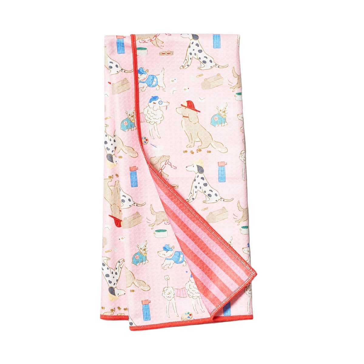 Anywhere Towel Reversible - Mable Tan Canine Caper - Once Again Home Co.