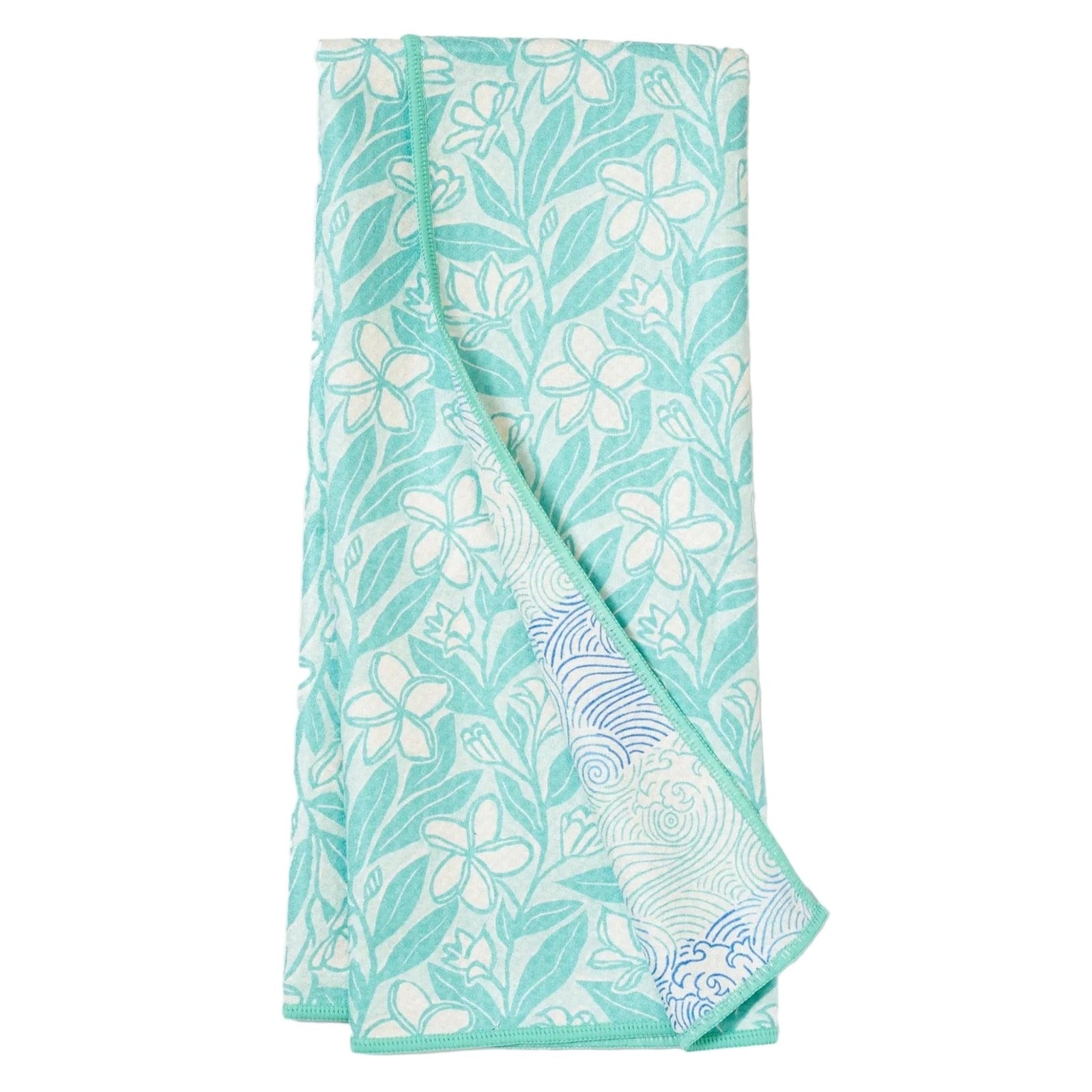 Anywhere Towel Reversible - Marie Le Moal Plumeria - Once Again Home Co.