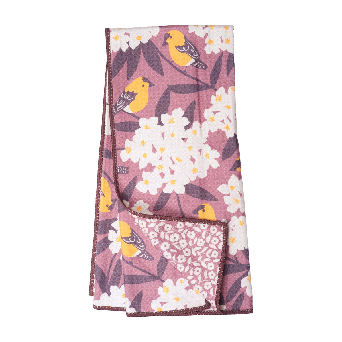 Anywhere Towel Reversible - Nuthatch Birdsong - Once Again Home Co.