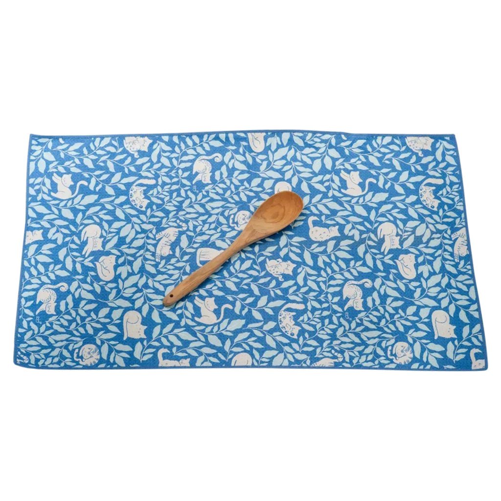 Anywhere Towel Reversible - Nuthatch Cat Club - Once Again Home Co.