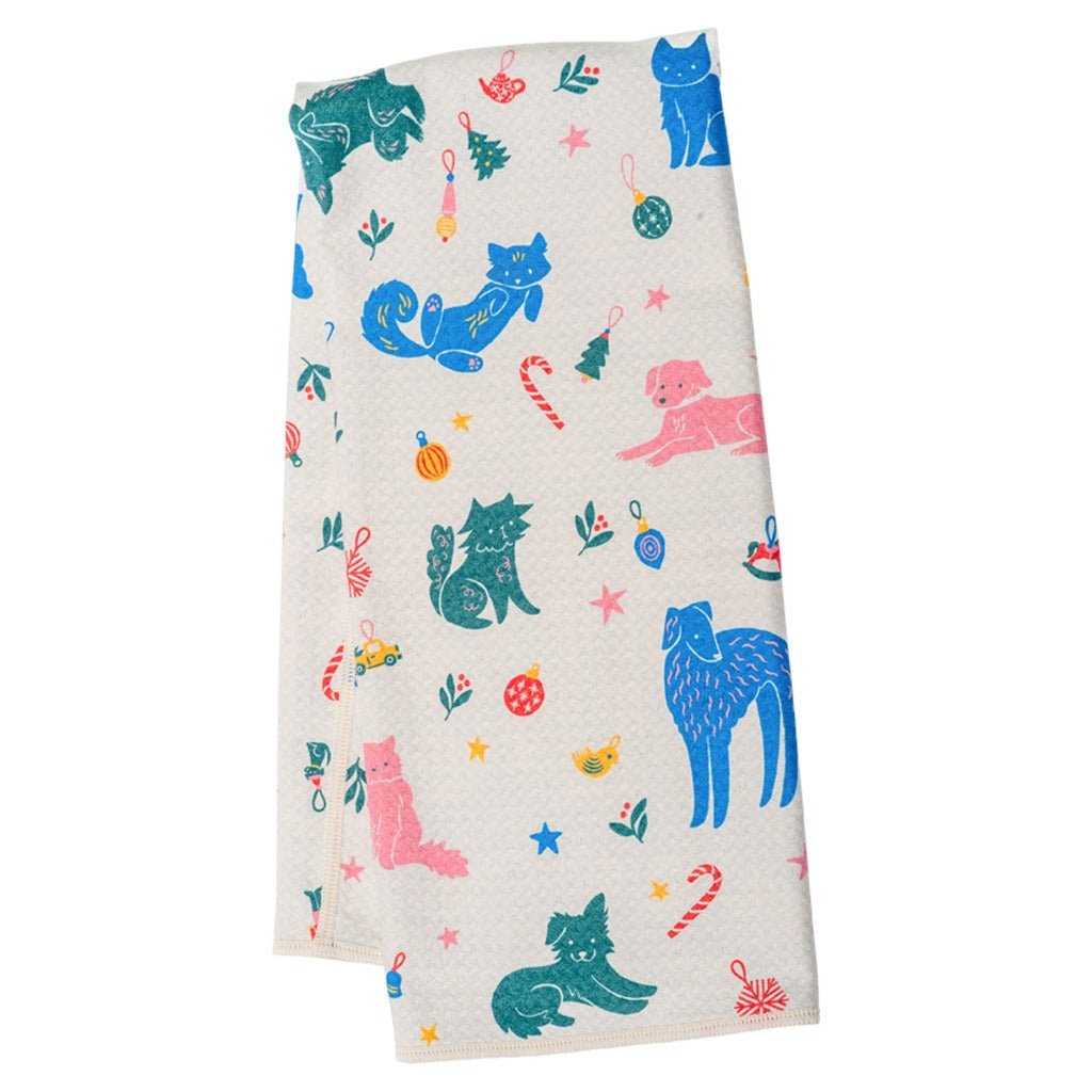Anywhere Towel Reversible - Nuthatch Merry Pets - Once Again Home Co.