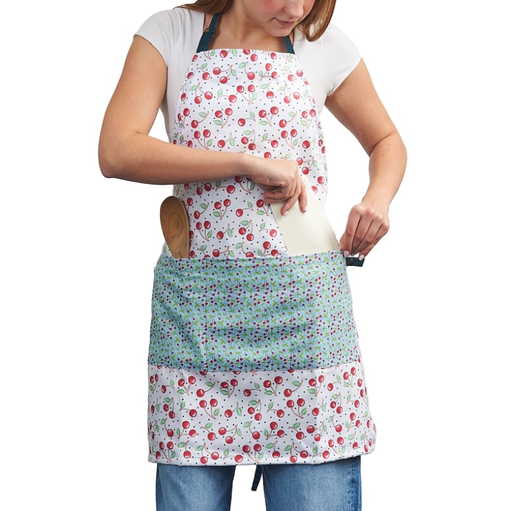 Attach and Go Apron - Mary Engelbreit Cherry Harvest - Once Again Home Co.