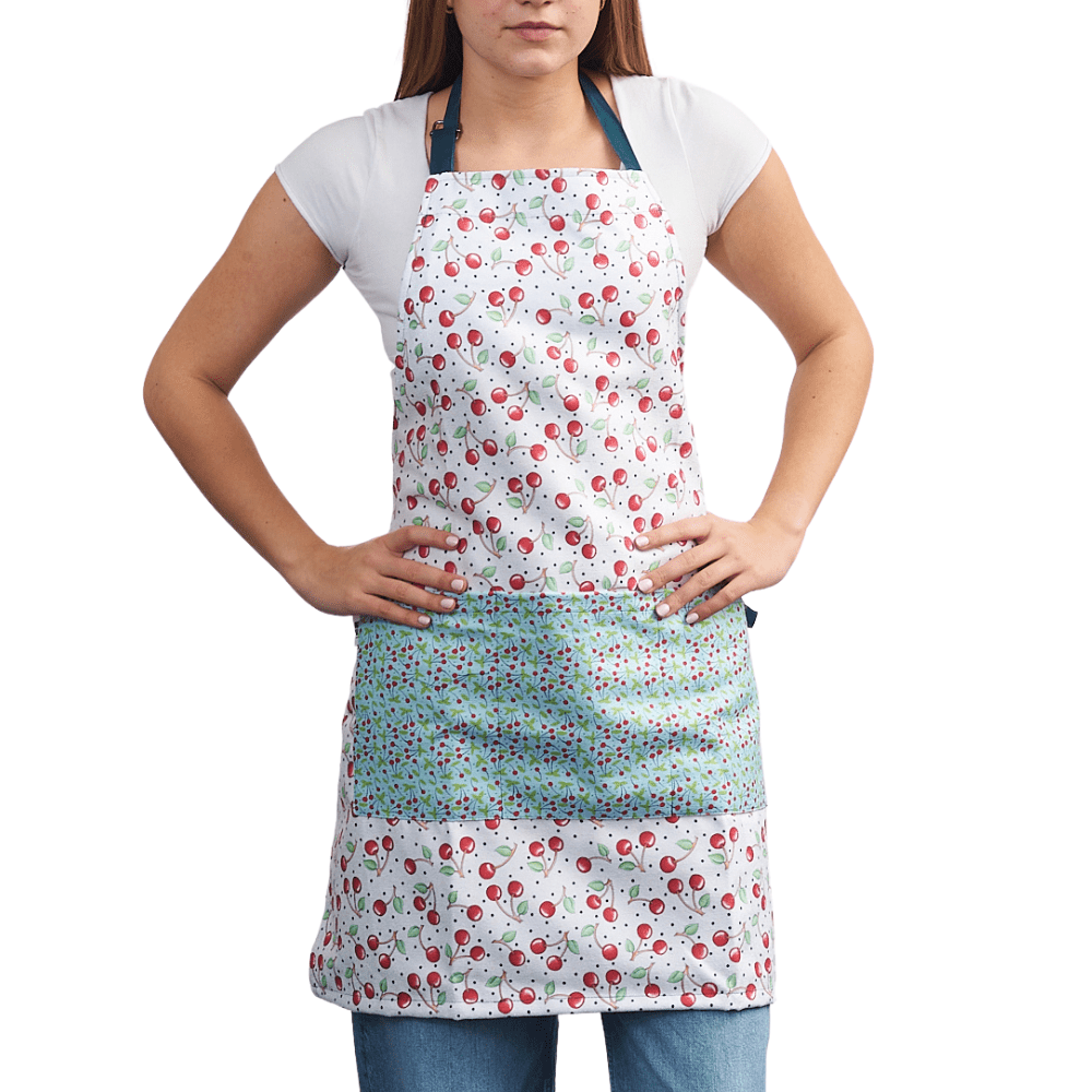 Attach and Go Apron - Mary Engelbreit Cherry Harvest - Once Again Home Co.