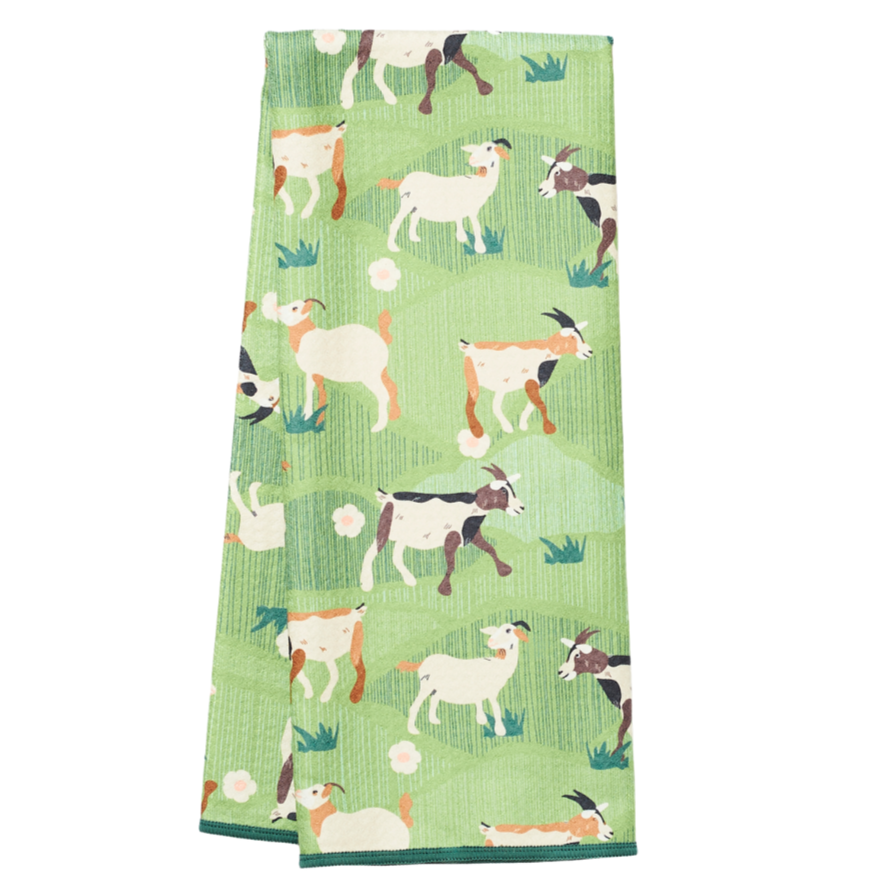 Anywhere Towel - Goat Parade