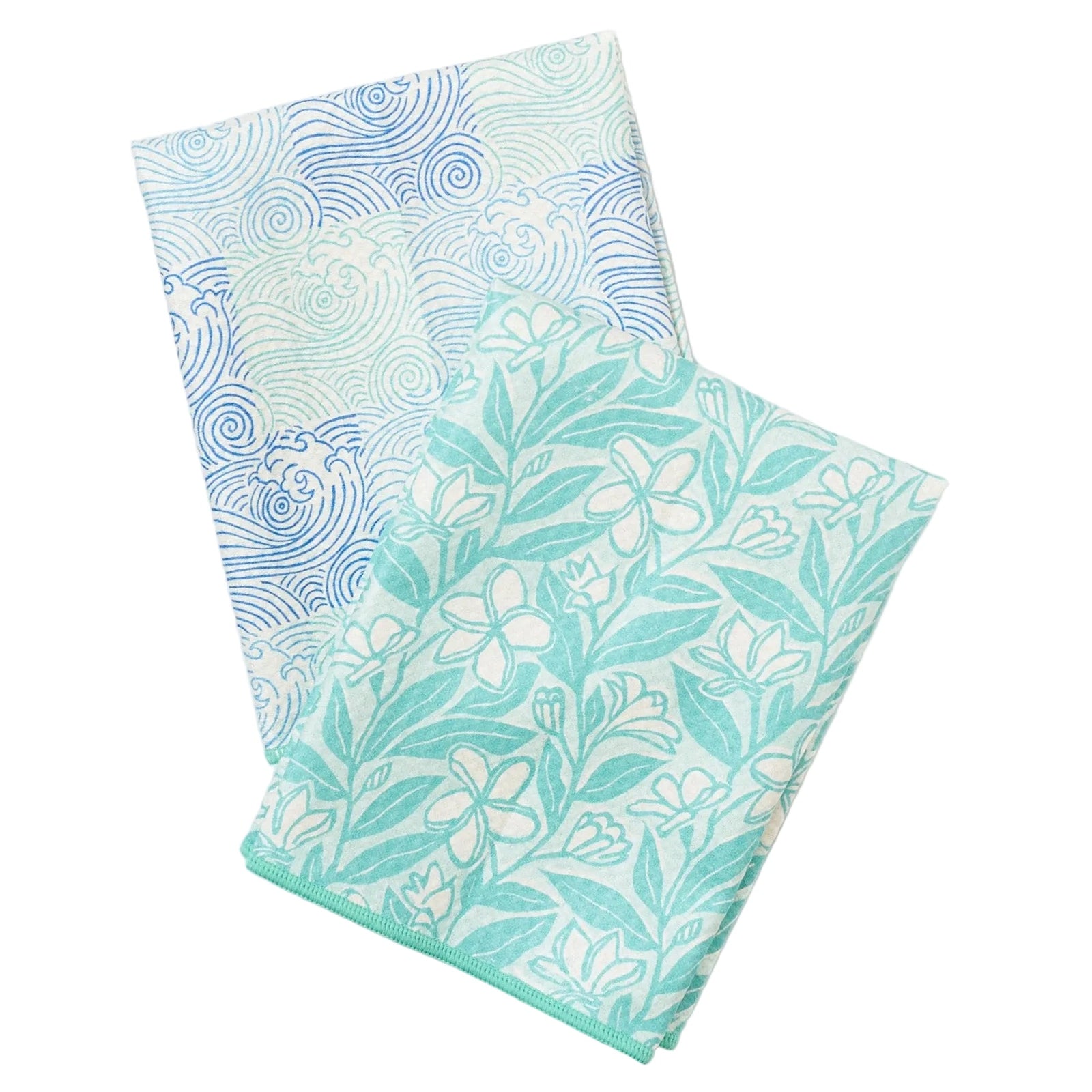 Double Duty (set of 2) Reversible - Marie Le Moal Plumeria - Once Again Home Co.