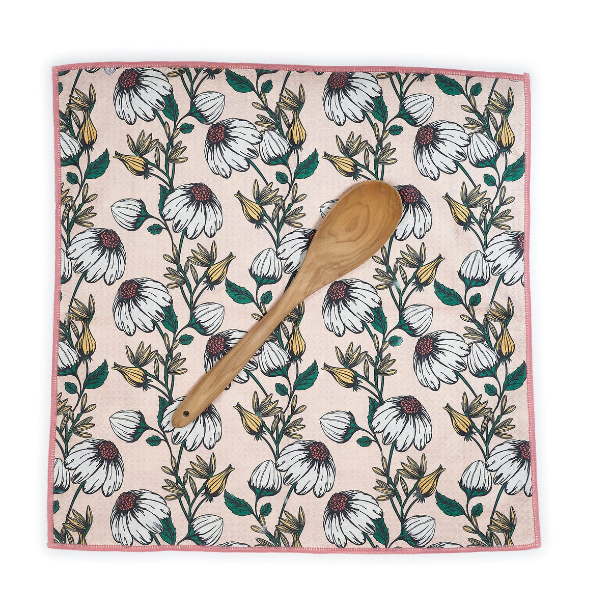 Double Duty Towel (set of 2) Reversible - Janine Lecour Flower Trail - Once Again Home Co.