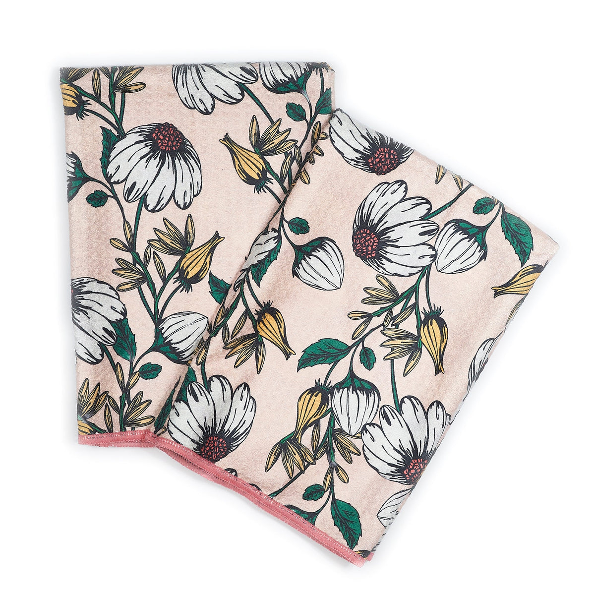 Double Duty Towel (set of 2) Reversible - Janine Lecour Flower Trail - Once Again Home Co.