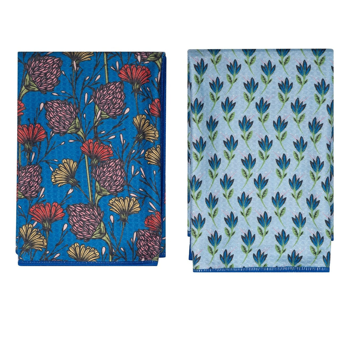 Double Duty Towel (set of 2) Reversible - Janine Lecour Wildflower - Once Again Home Co.
