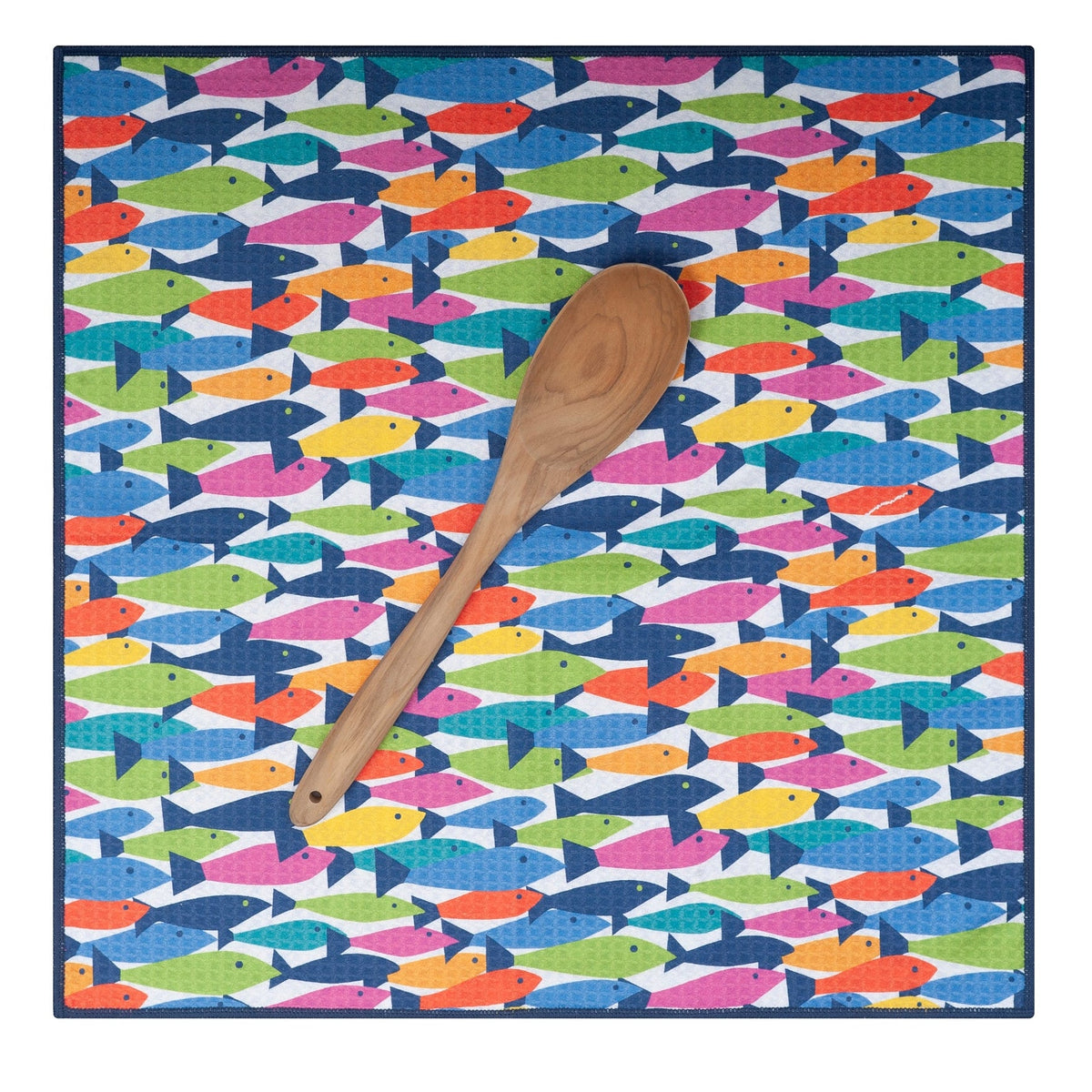 Double Duty Towel (set of 2) Reversible - Kate Nelligan Fish - Once Again Home Co.