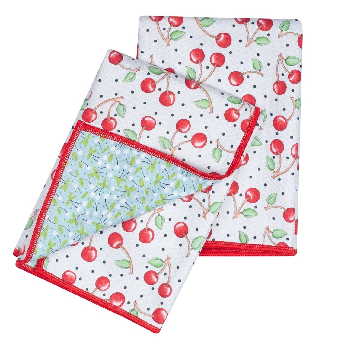 Double Duty Towel (set of 2) Reversible - Mary Engelbreit Cherry Harvest - Once Again Home Co.