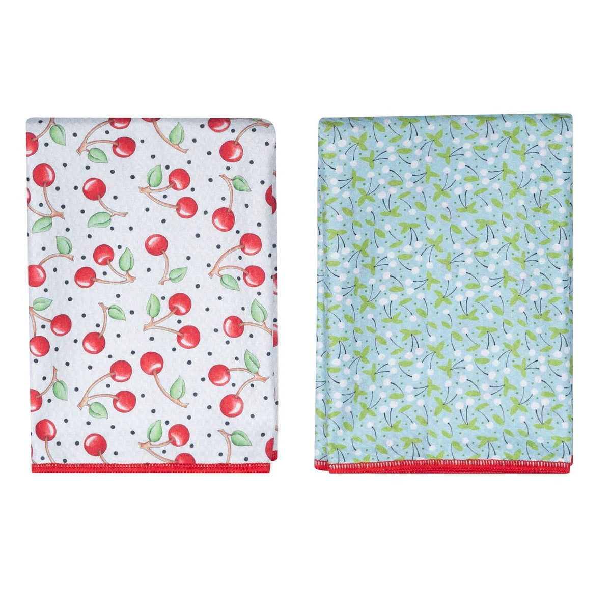 Double Duty Towel (set of 2) Reversible - Mary Engelbreit Cherry Harvest - Once Again Home Co.