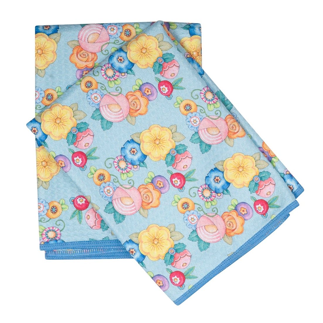 Double Duty Towel (set of 2) Reversible - Mary Engelbreit Wildflower Garland - Once Again Home Co.