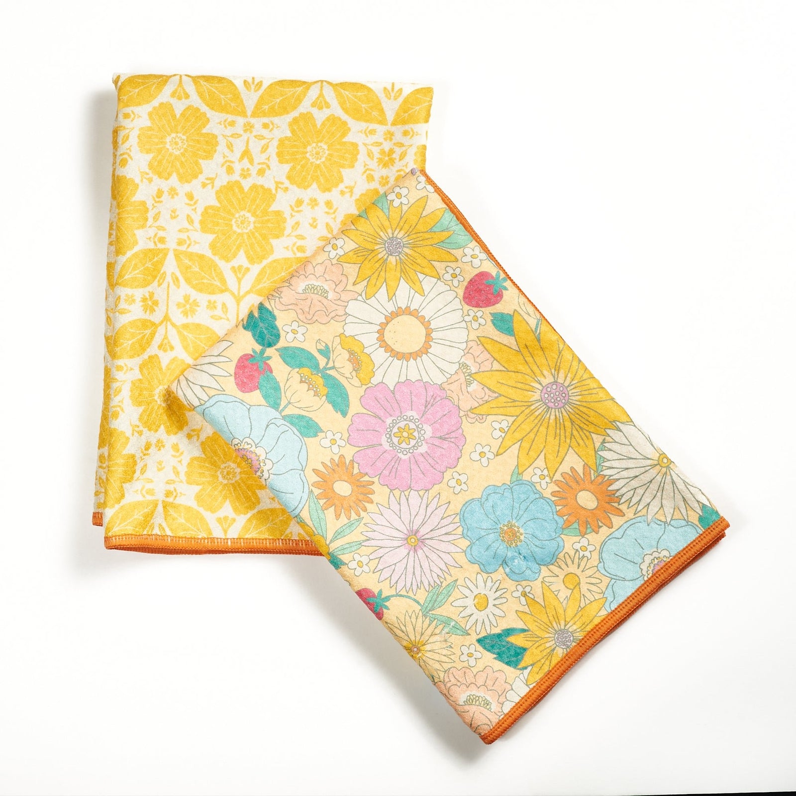 Double Duty Towel (set of 2) Reversible - MT Daisies - Once Again Home Co.