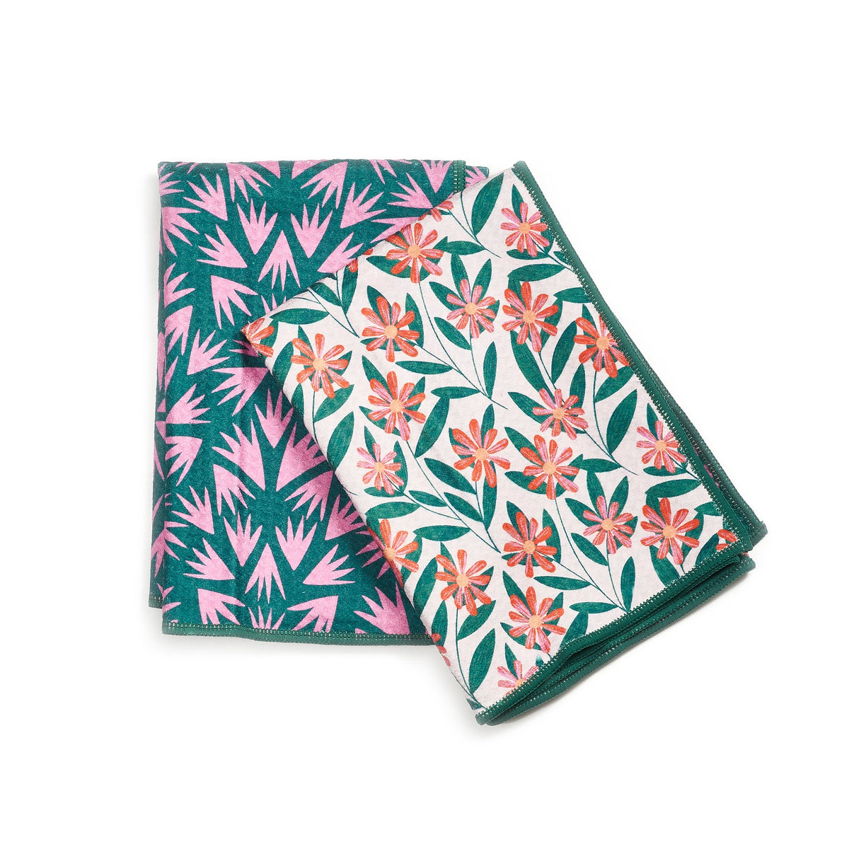 Double Duty Towel (set of 2) Reversible - RJW Pink Glow - Once Again Home Co.