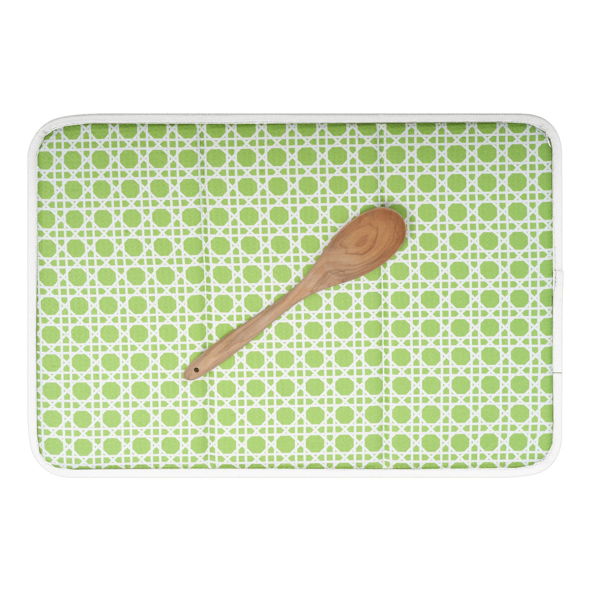 Drying Mat - Caning in Green - Once Again Home Co.