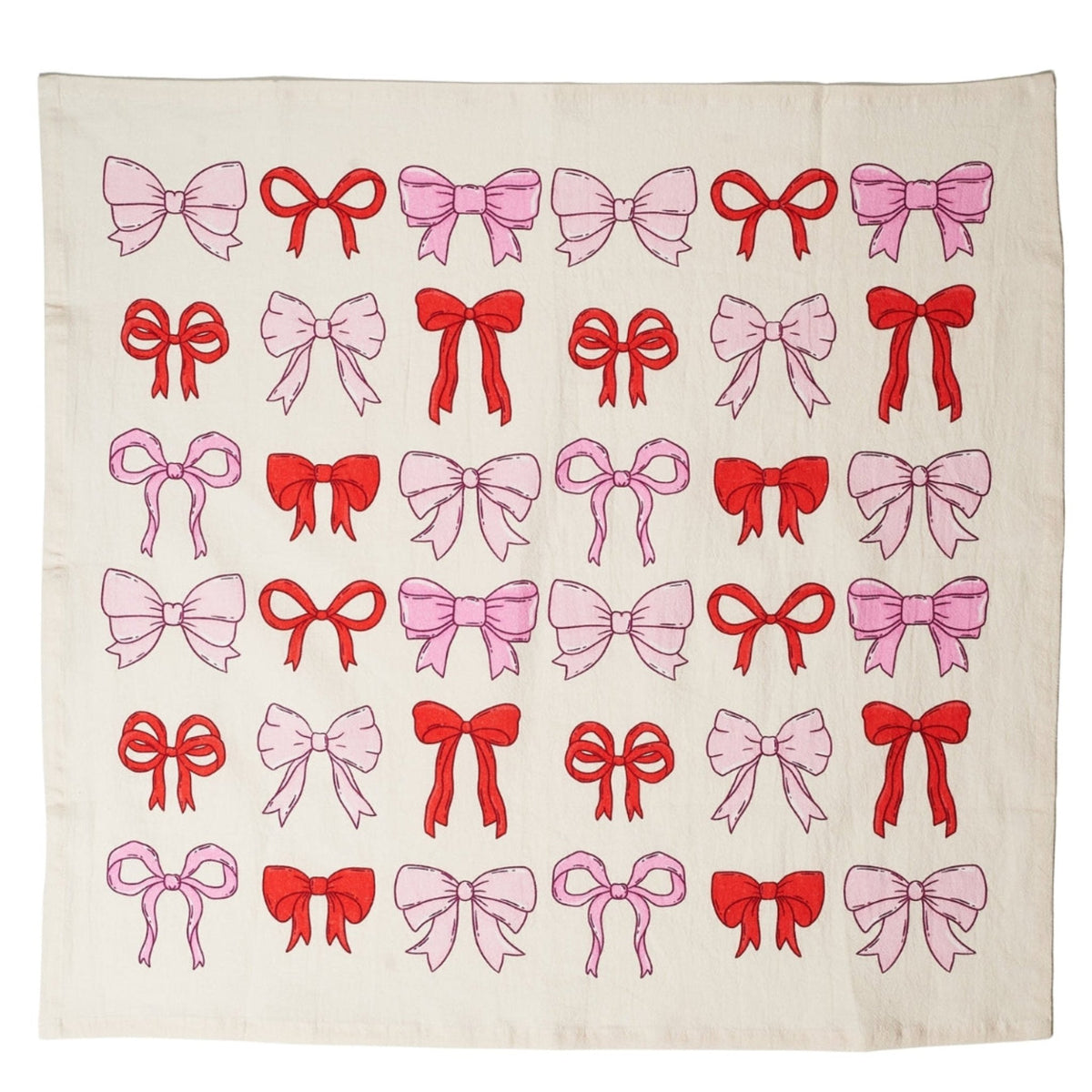Heritage Organic Towel Set - Bows and Bows - Once Again Home Co.