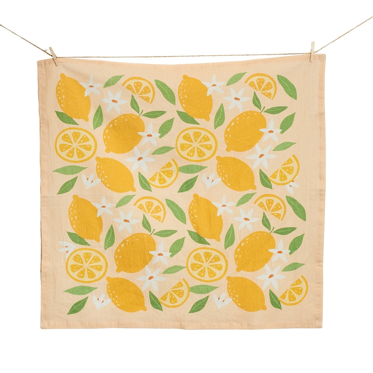 Heritage Organic Towel Set - Lemon - Once Again Home Co.
