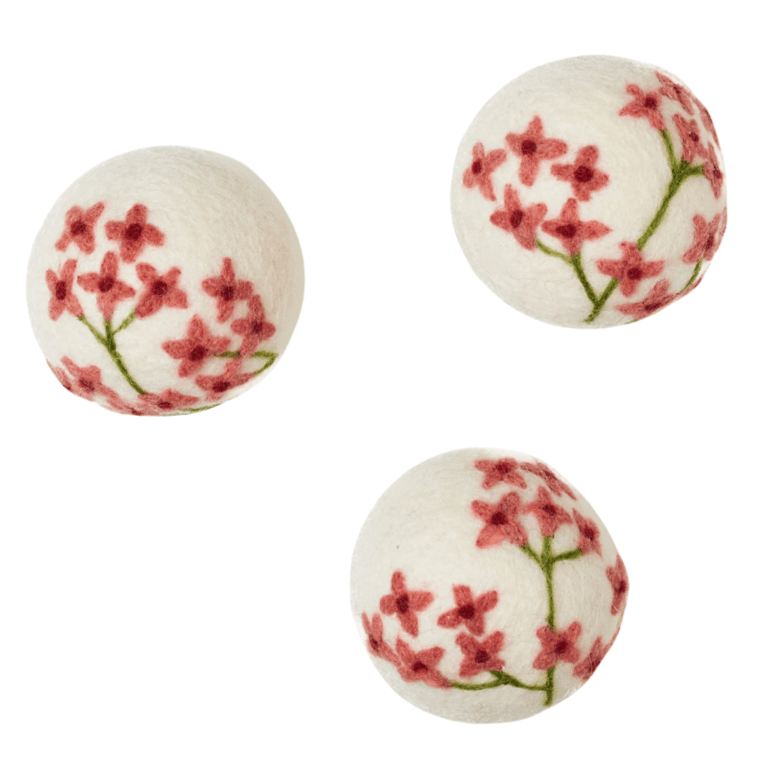 Laundry Wool Dryer Balls - Set of 3 Hydrangea - Once Again Home Co.