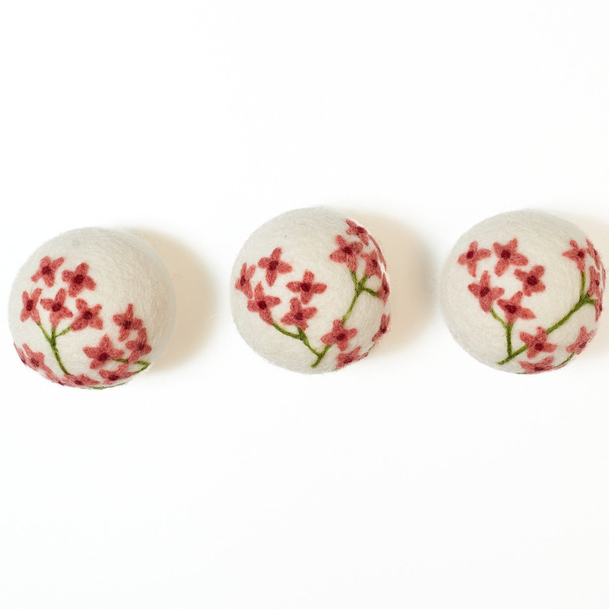 Laundry Wool Dryer Balls - Set of 3 Hydrangea - Once Again Home Co.