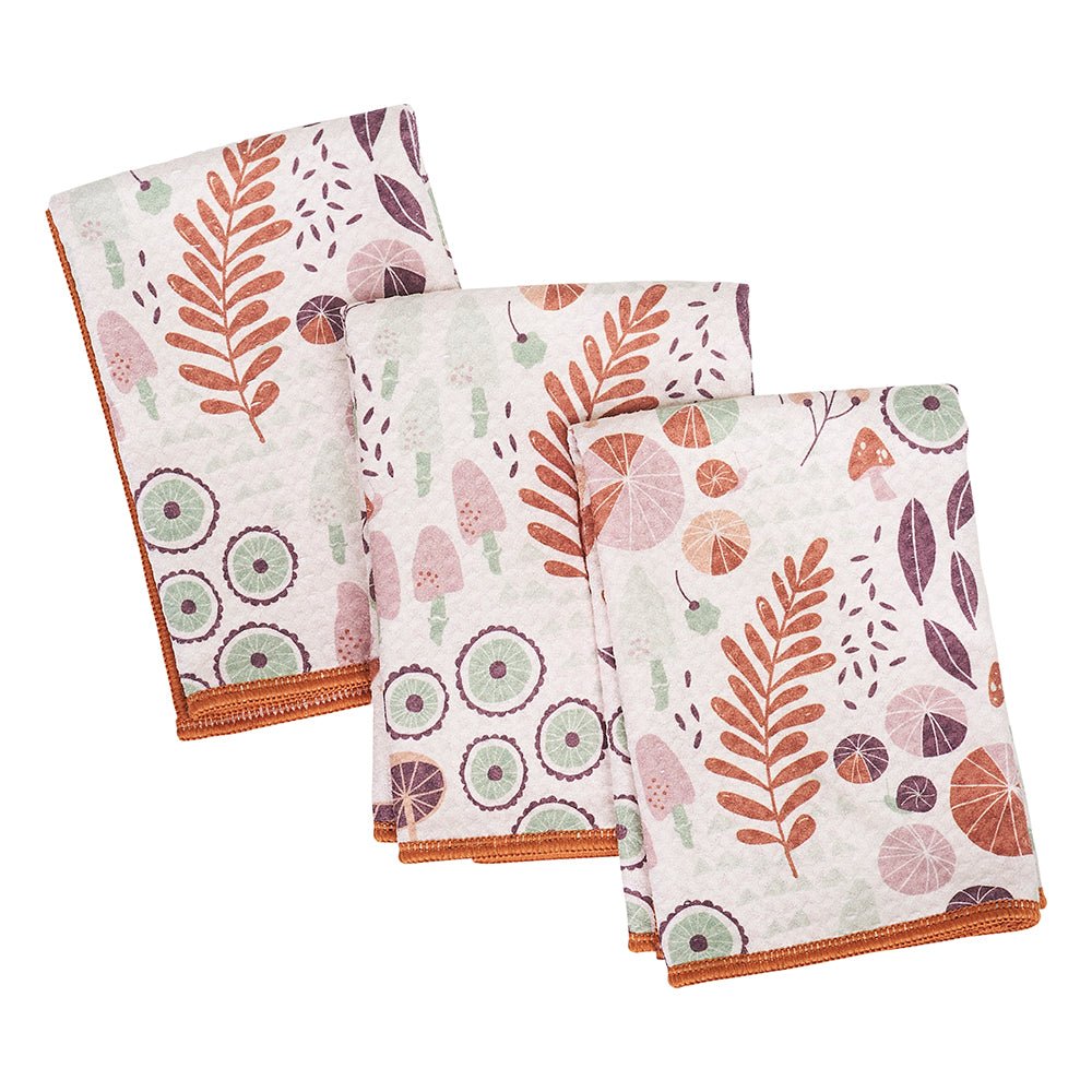 Mighty Mini Reversible Towel (Set of 3) - HJ Funghi - Once Again Home Co.