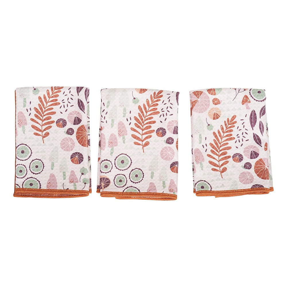 Mighty Mini Reversible Towel (Set of 3) - HJ Funghi - Once Again Home Co.