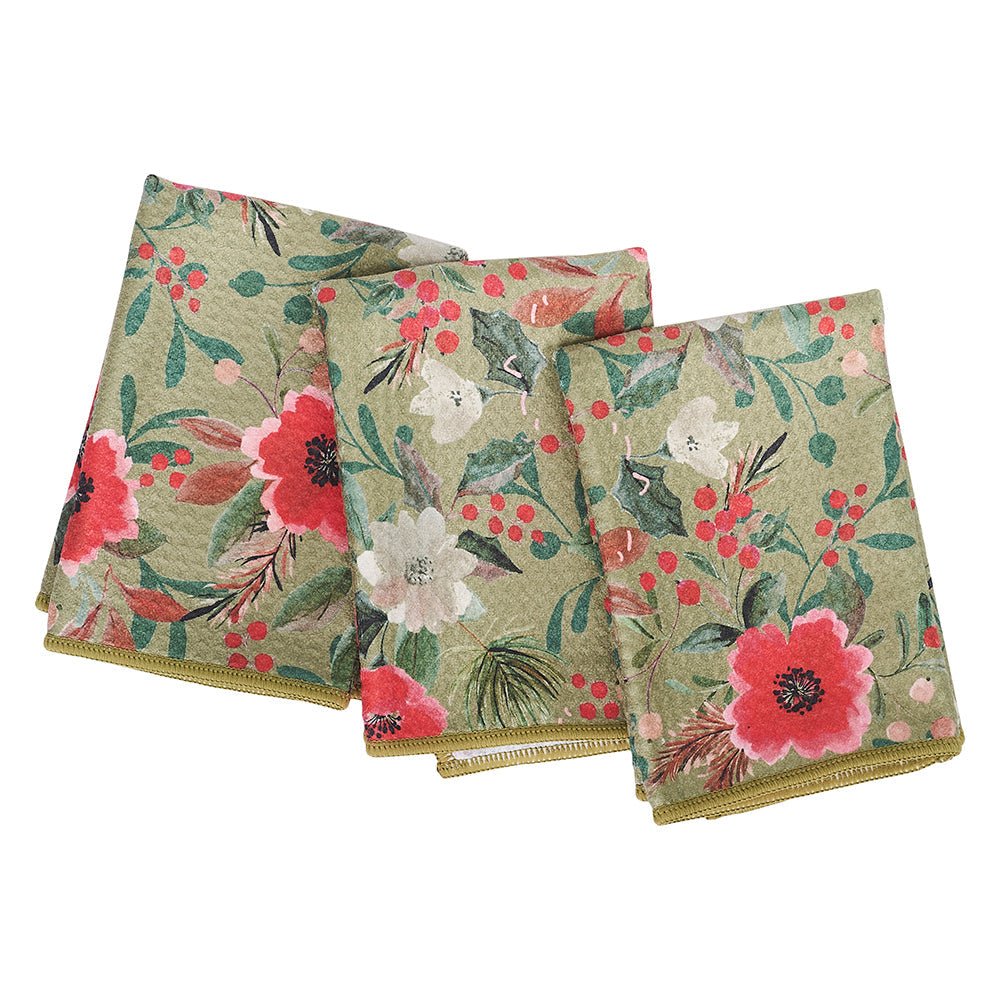 Mighty Mini Towel (Set of 3) - Flora - Once Again Home Co.