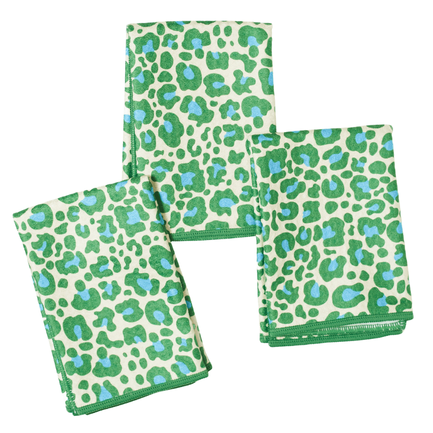 Mighty Mini Towel (Set of 3) - Leopard - Once Again Home Co.