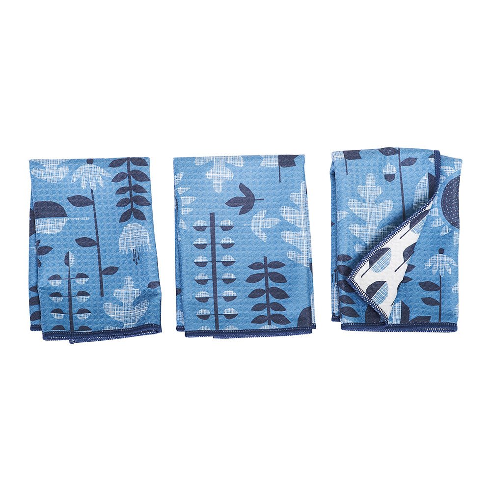 Mighty Mini Towel (Set of 3) Reversible - HJ Mod Sunflower - Once Again Home Co.