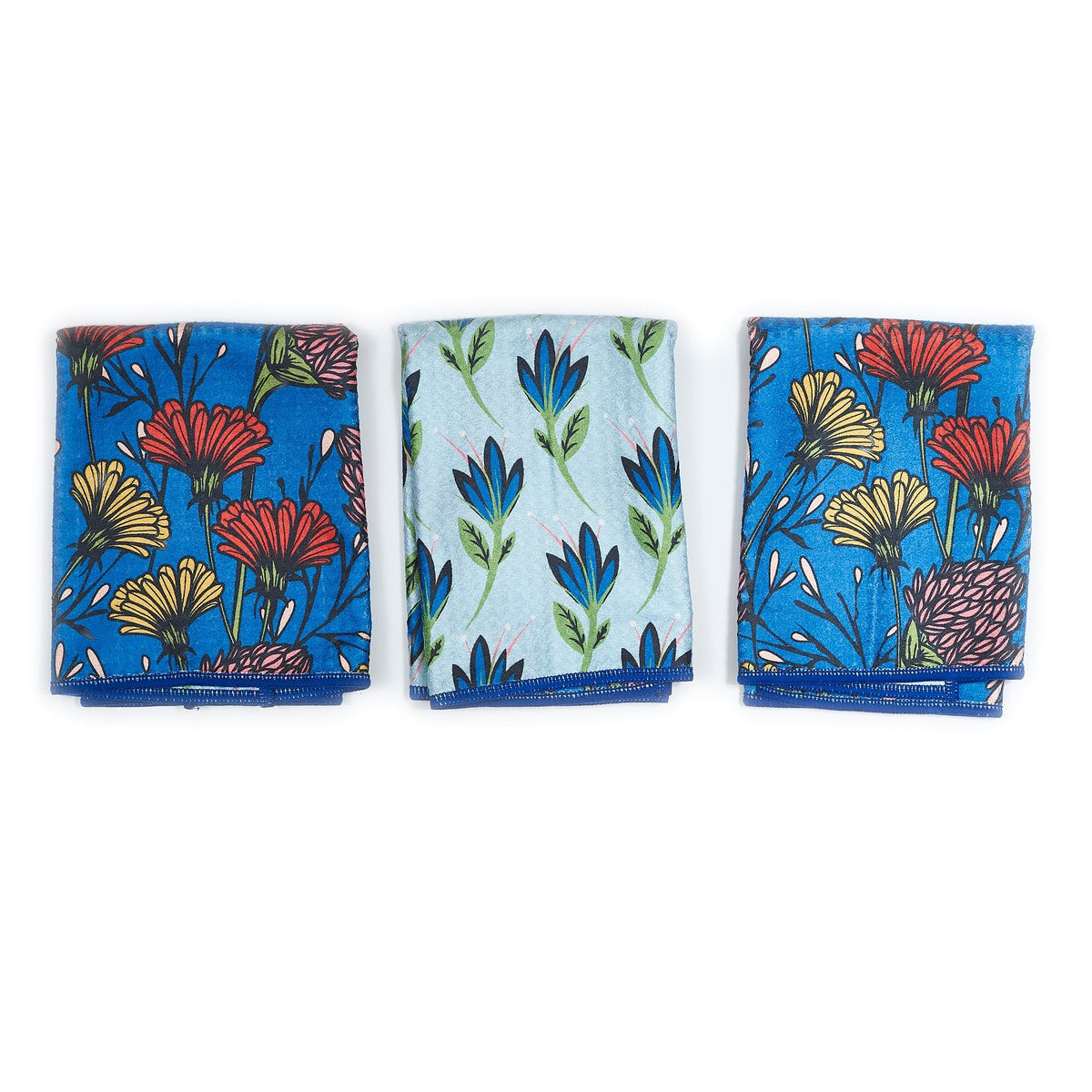Mighty Mini Towel (Set of 3) Reversible - Janine Lecour Wildflower - Once Again Home Co.
