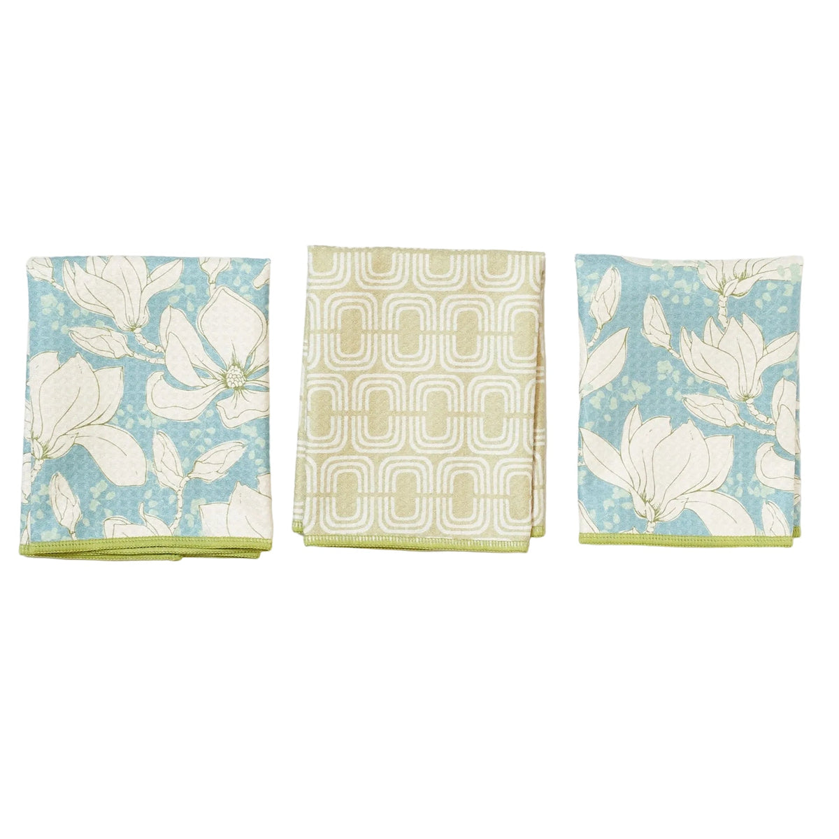 Mighty Mini Towel (Set of 3) Reversible - Jen Danielson Dreamy Magnolia - Once Again Home Co.