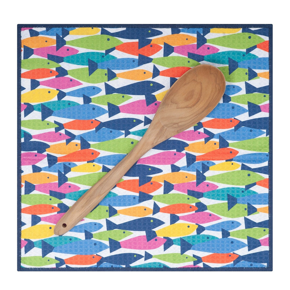 Mighty Mini Towel (Set of 3) Reversible - Kate Nelligan Fish - Once Again Home Co.