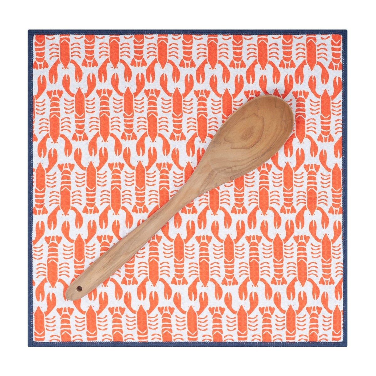 Mighty Mini Towel (Set of 3) Reversible - Kate Nelligan Lobster - Once Again Home Co.