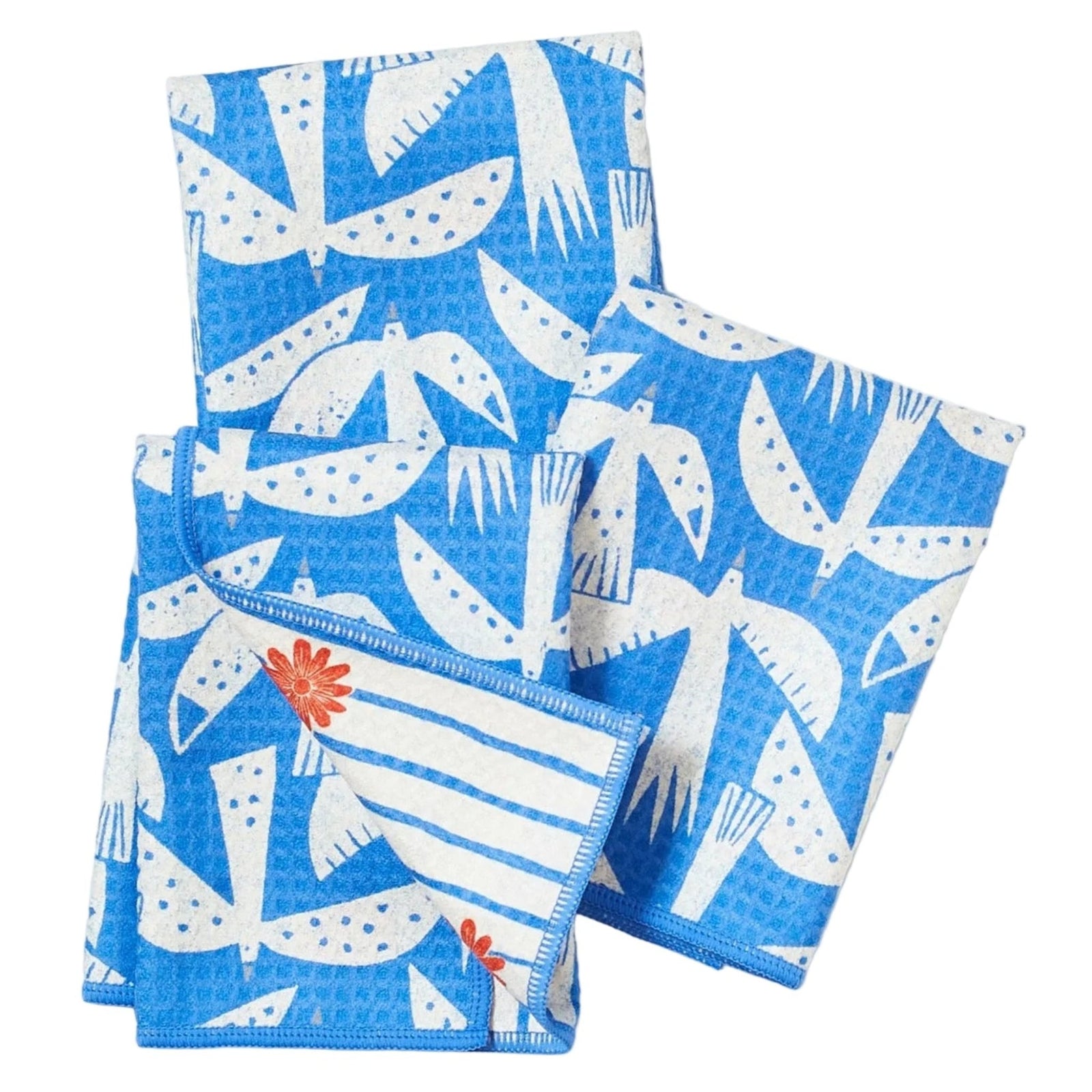 Mighty Mini Towel (Set of 3) Reversible - Marie Le Moal Flying - Once Again Home Co.