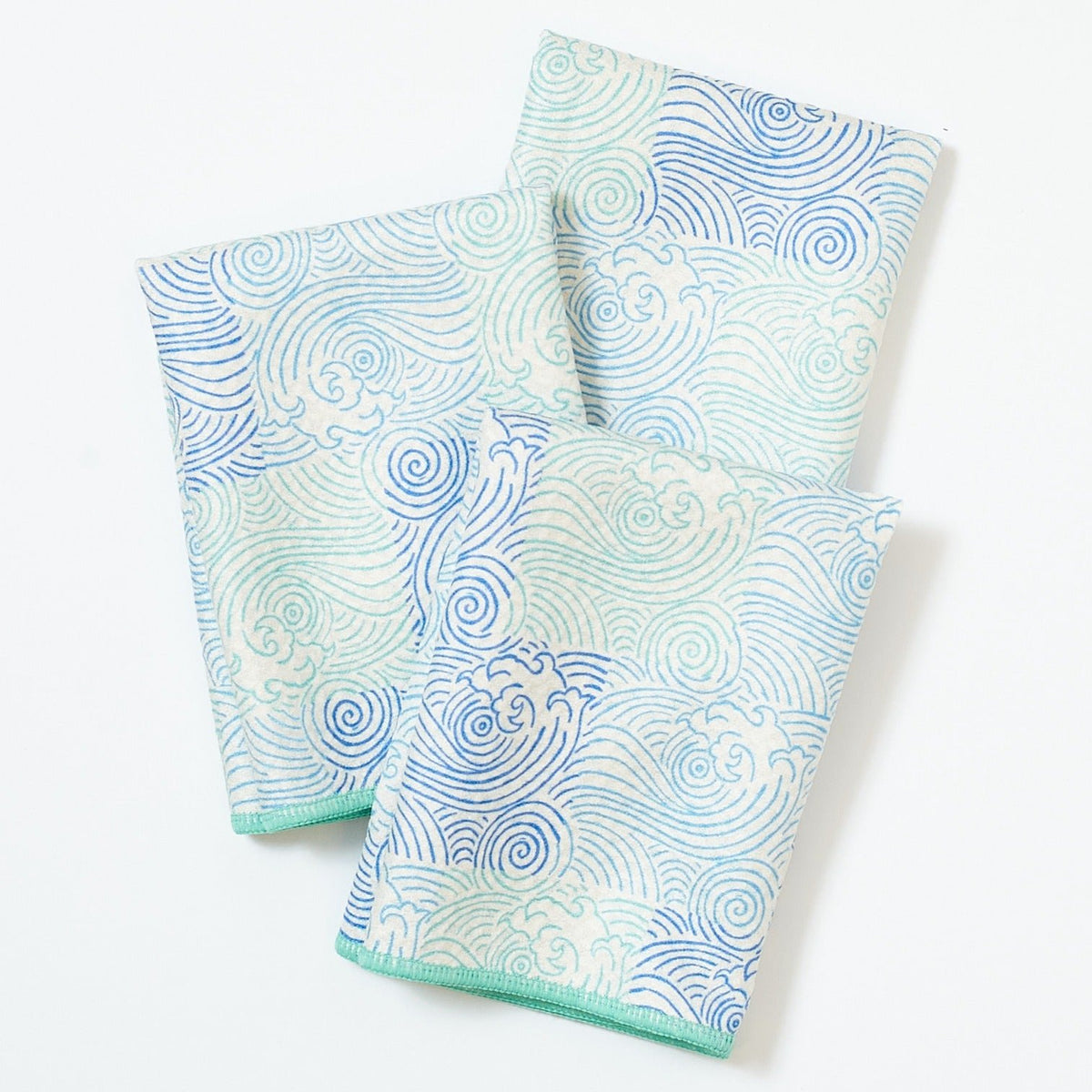 Mighty Mini Towel (Set of 3) Reversible - Marie Le Moal Plumeria - Once Again Home Co.