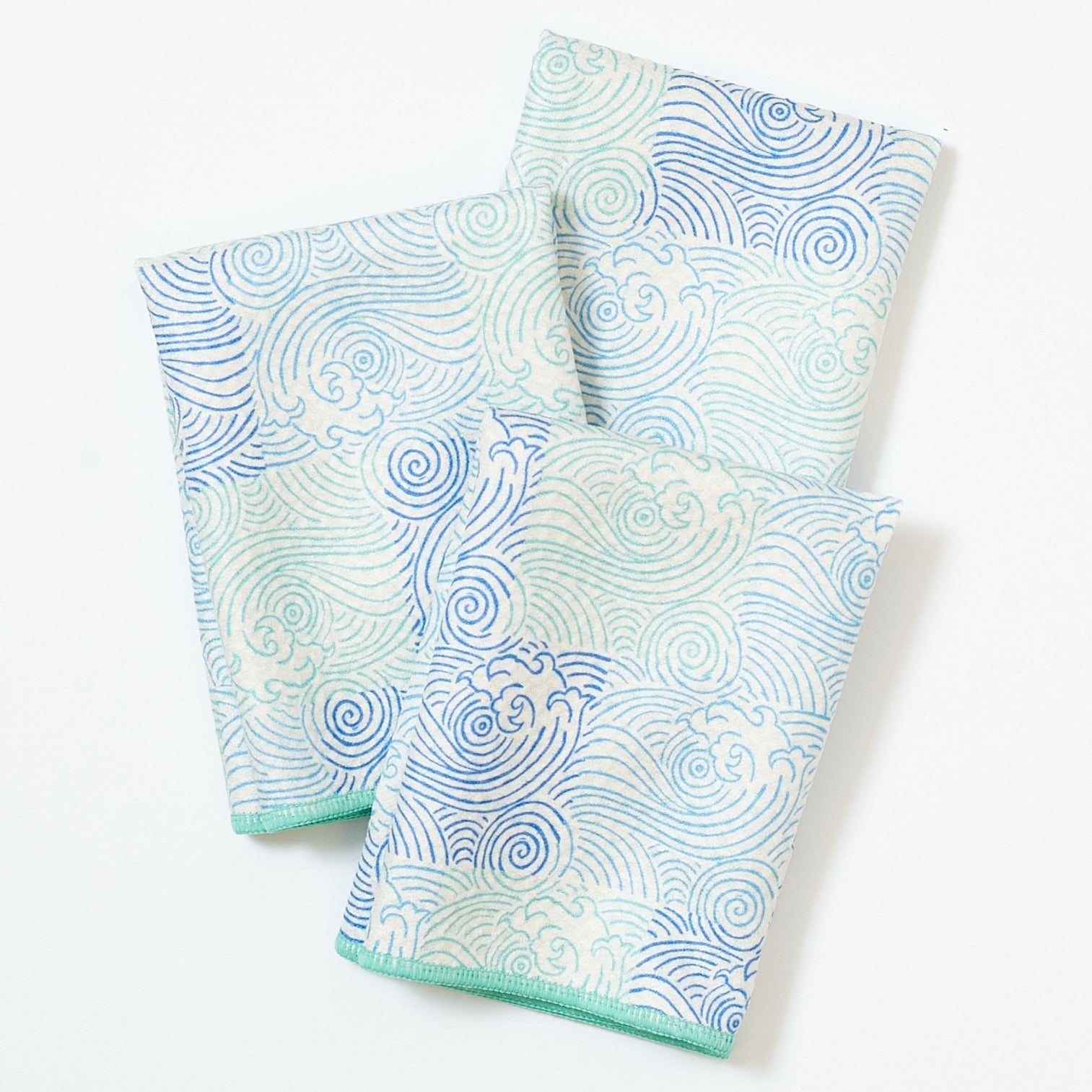 Mighty Mini Towel (Set of 3) Reversible - Marie Le Moal Plumeria - Once Again Home Co.