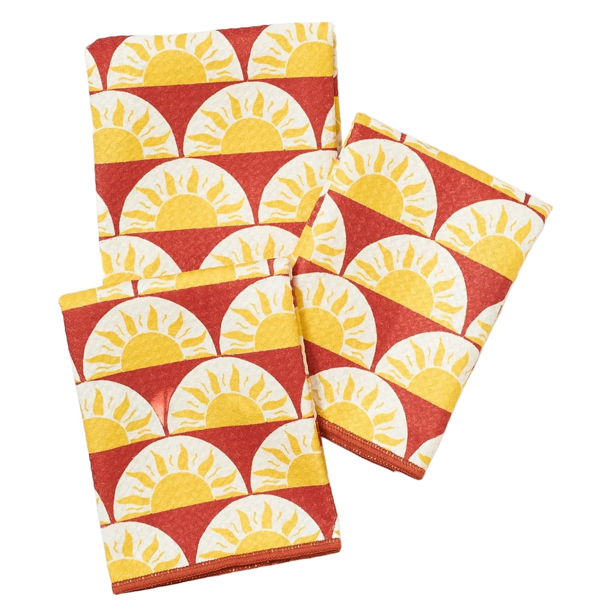 Mighty Mini Towel (Set of 3) Reversible - Marie Le Moal Sunrise - Once Again Home Co.