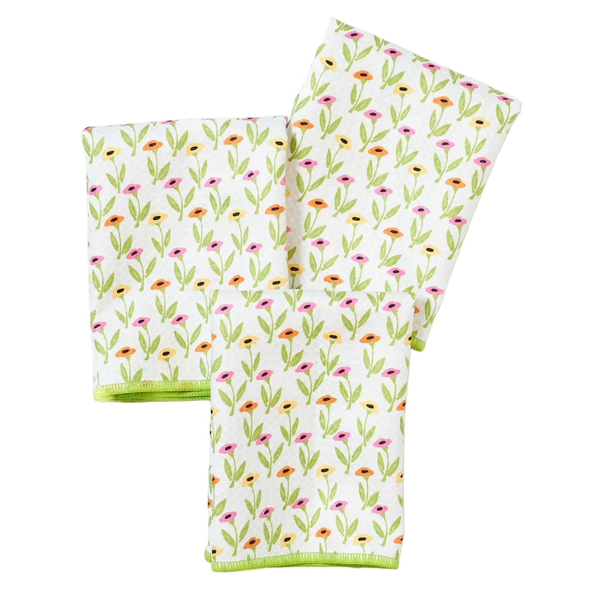 Mighty Mini Towel (Set of 3) Reversible - Mary Engelbreit Tulips - Once Again Home Co.