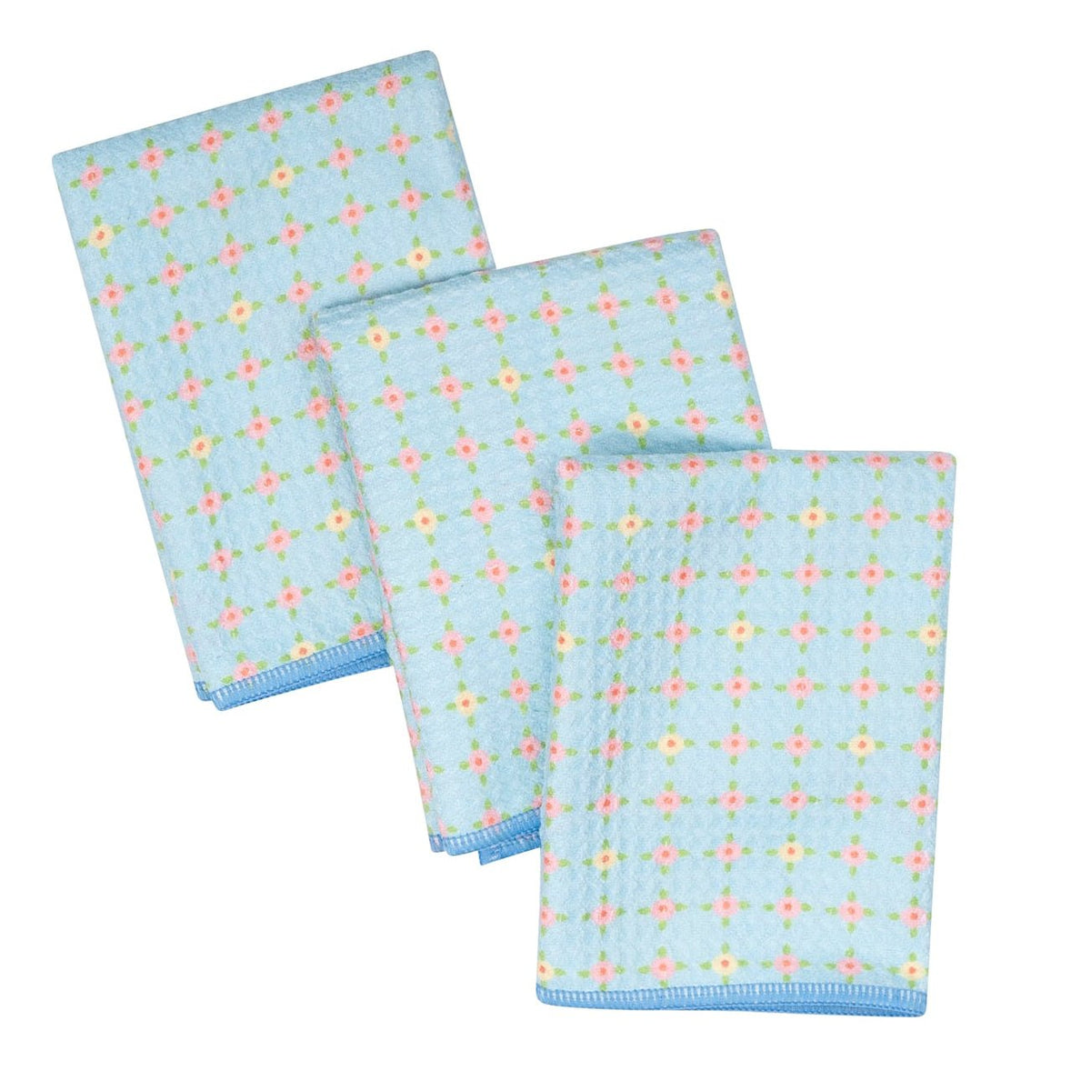 Mighty Mini Towel (Set of 3) Reversible - Mary Engelbreit Wildflower Garland - Once Again Home Co.