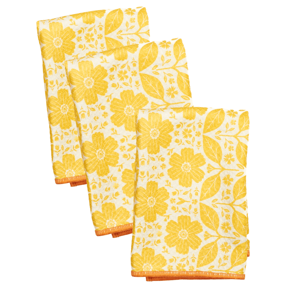 Mighty Mini Towel (Set of 3) Reversible - MT Daisies - Once Again Home Co.