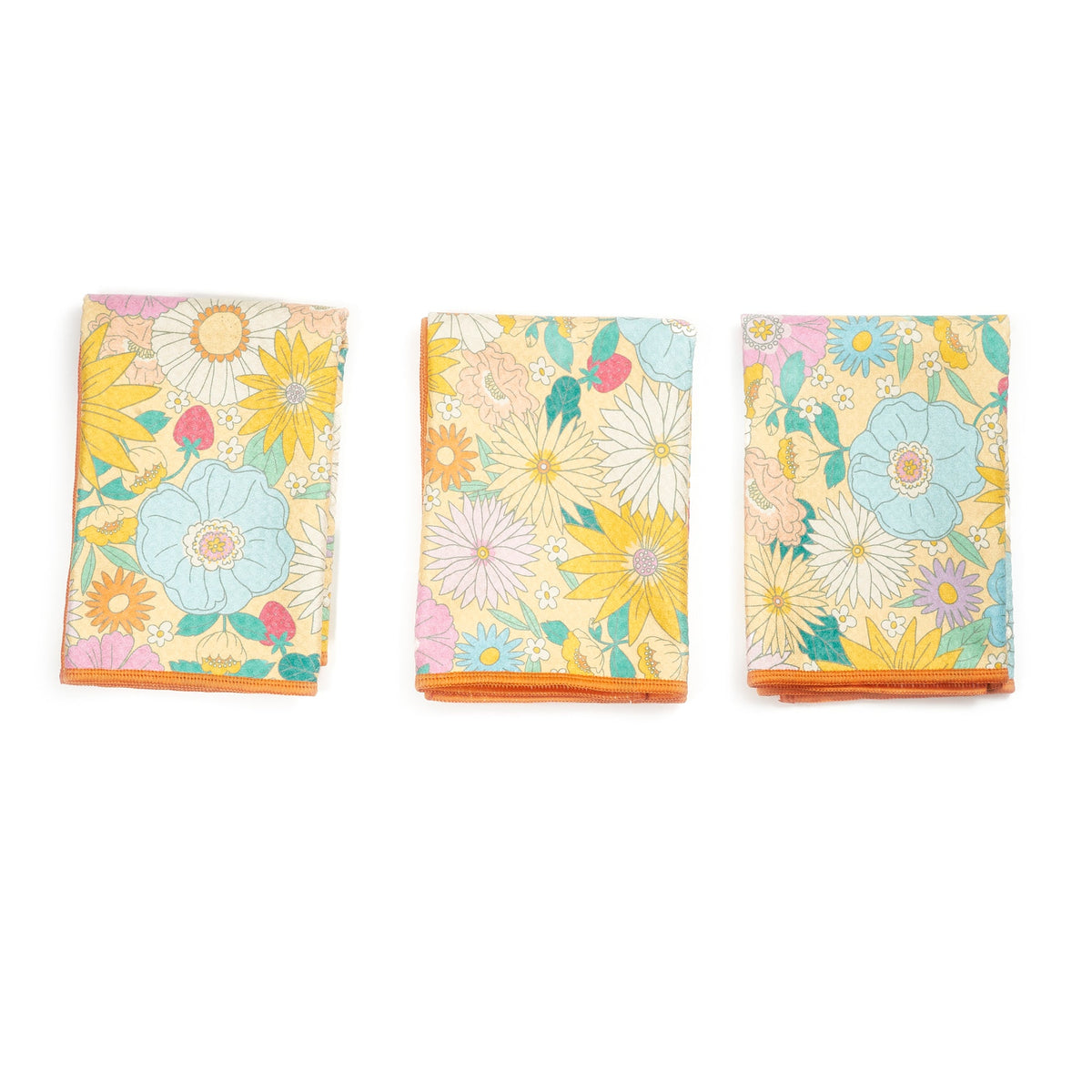 Mighty Mini Towel (Set of 3) Reversible - MT Daisies - Once Again Home Co.