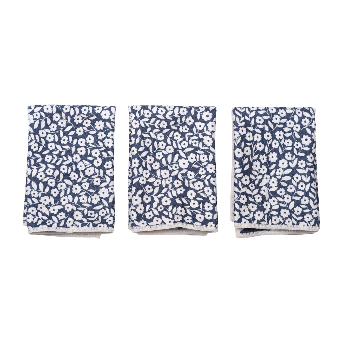 Mighty Mini Towel (Set of 3) Reversible - Nuthatch Birdsong - Once Again Home Co.