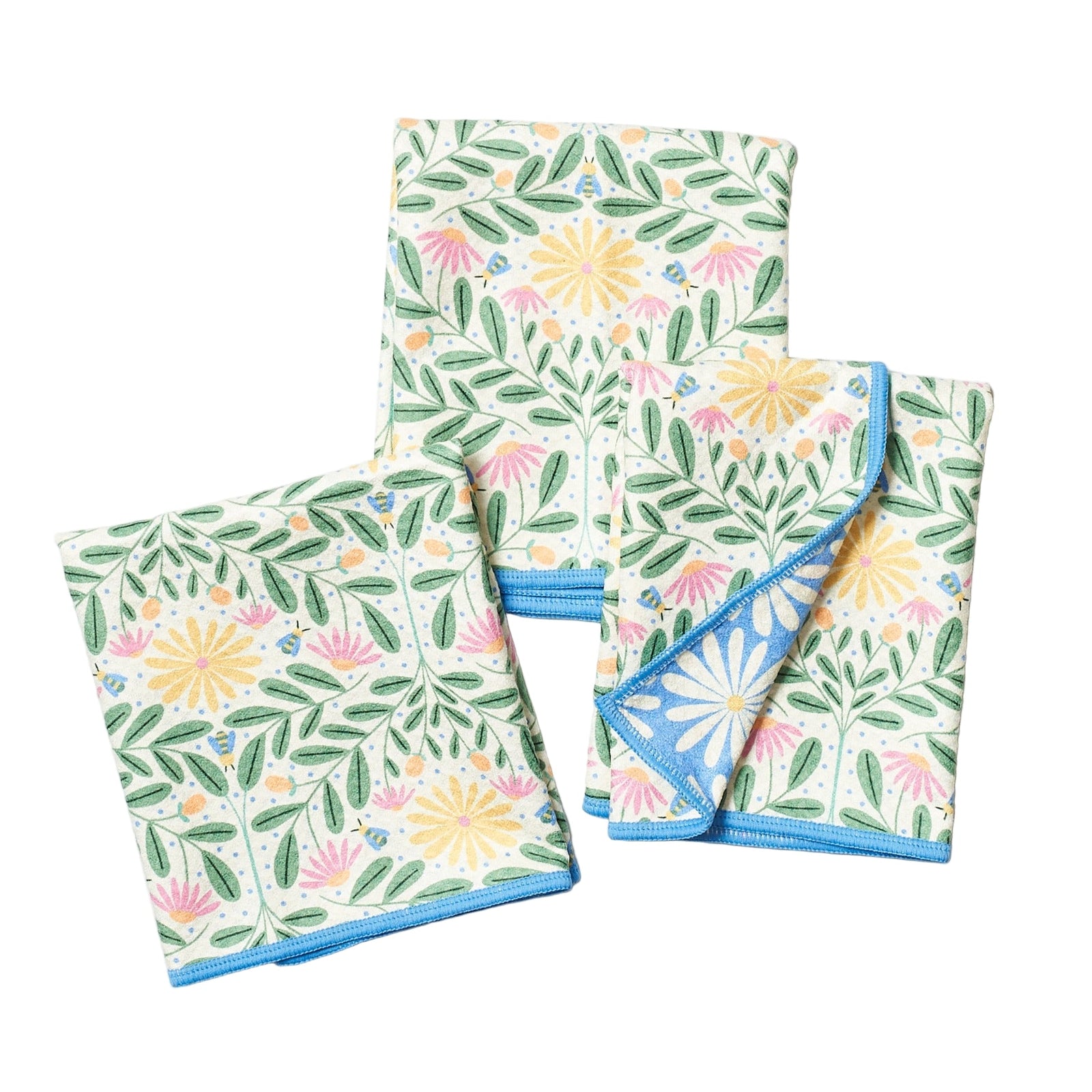 Mighty Mini Towel (Set of 3) Reversible - Rebecca Jane Woolbright All a Buzz - Once Again Home Co.