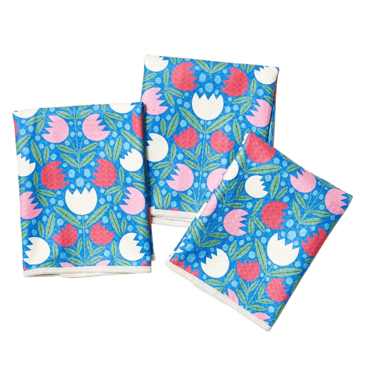 Mighty Mini Towel (Set of 3) Reversible - Rebecca Jane Woolbright Spring Growth - Once Again Home Co.