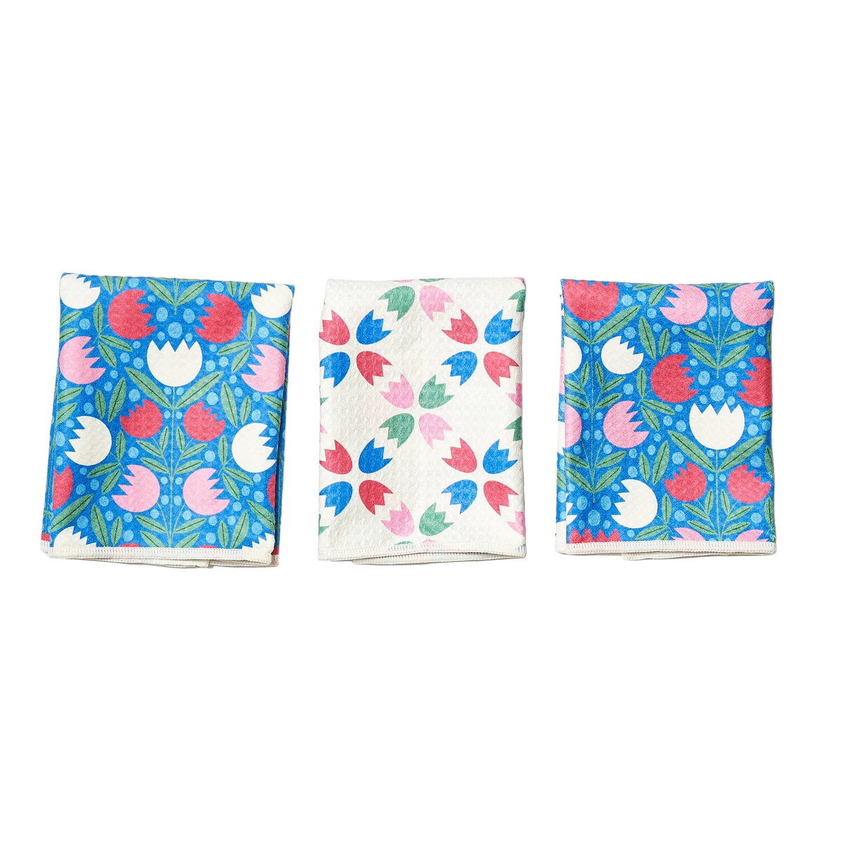 Mighty Mini Towel (Set of 3) Reversible - Rebecca Jane Woolbright Spring Growth - Once Again Home Co.