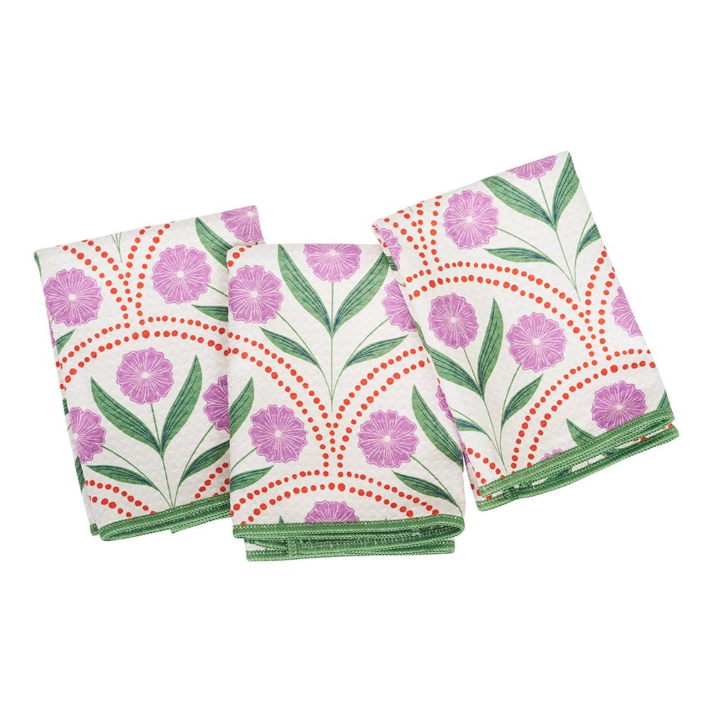 Mighty Mini Towel (Set of 3) Reversible - RJW Soiree - Once Again Home Co.